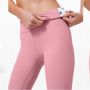 Lululemon Align Pant II 25” Pink Taupe size 4